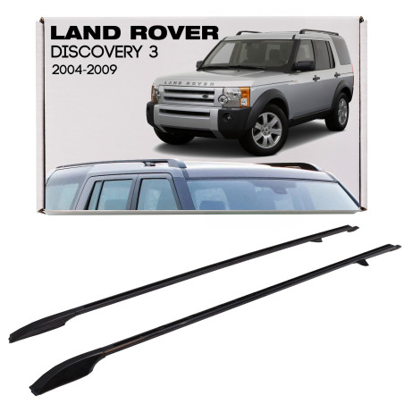 LAND ROVER DISCOVERY 3 L319 2004-2009 NERI BARRE LONGITUDINALI TETTO STILE OEM VPLAR0074 (Cod. AP-D5