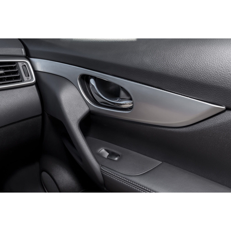 NISSAN X-TRAIL III T32 2014-2020 SATINATE RIVESTIMENTI MANIGLIE INTERNI (Cod. AP-31677_A4x4)