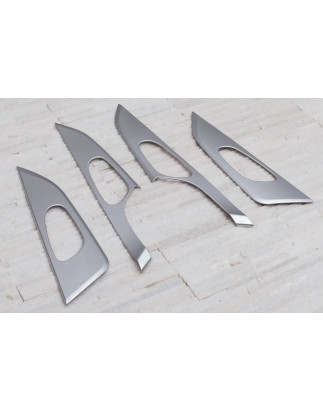 NISSAN X-TRAIL III T32 2014-2020 SATINATE RIVESTIMENTI MANIGLIE INTERNI (Cod. AP-31677_A4x4)