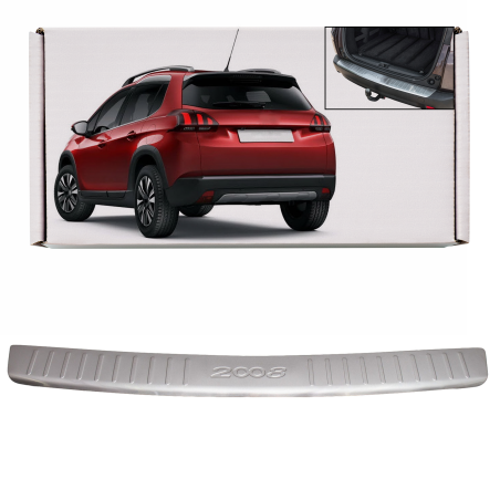 PEUGEOT 2008 E A94 2013-2019 PROTETTIVA MODANATURA PER PARAURTI POSTERIORE (Cod. AP-31686_A4x4)