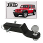 JEEP WRANGLER JK SUPPORTO GANCIO TRAZIONE CON SFERA (Cod. AP-31711_A4x4)