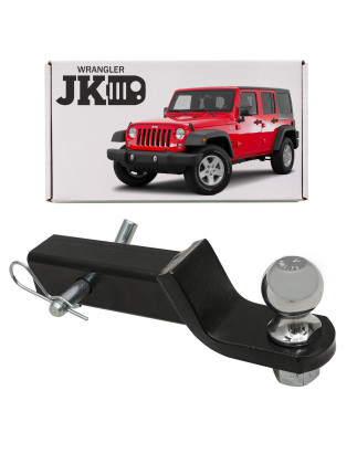 JEEP WRANGLER JK SUPPORTO GANCIO TRAZIONE CON SFERA (Cod. AP-31711_A4x4)