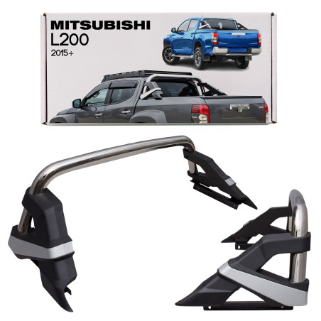 MITSUBISHI L200 2015+ ROLL BAR CASSONE OEM (Cod. AP-31719_A4x4)