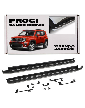 JEEP RENEGADE E BU 2015+ PEDANE LATERALI SOTTOPORTA (Cod. AP-31726_A4x4)