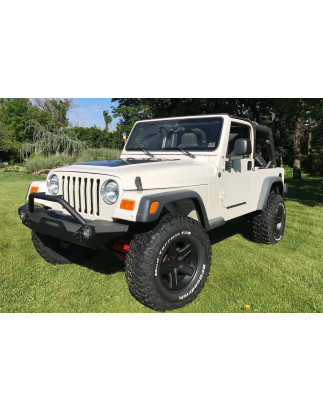 JEEP WRANGLER YJ/TJ 1987-2006 PARAURTI ANTERIORE CON LED ASPEN 510034 (Cod. AP-31799_A4x4)