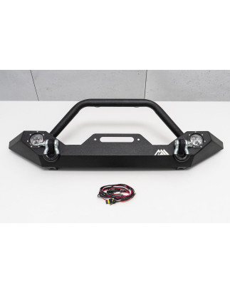 JEEP WRANGLER YJ/TJ 1987-2006 PARAURTI ANTERIORE CON LED ASPEN 510034 (Cod. AP-31799_A4x4)