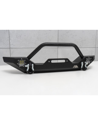 JEEP WRANGLER YJ/TJ 1987-2006 PARAURTI ANTERIORE CON LED ASPEN 510034 (Cod. AP-31799_A4x4)