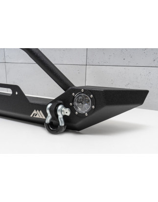 JEEP WRANGLER YJ/TJ 1987-2006 PARAURTI ANTERIORE CON LED ASPEN 510034 (Cod. AP-31799_A4x4)