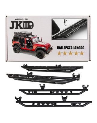 JEEP WRANGLER JK 2007-2018 4 PORTE ROLL BAR LATERALI RAPTOR (Cod. AP-31800_A4x4)