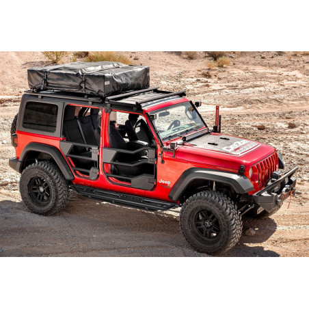 JEEP WRANGLER JK 2007-2018 4 PORTE ROLL BAR LATERALI RAPTOR (Cod. AP-31800_A4x4)