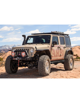 JEEP WRANGLER JK 2007-2018 4 PORTE ROLL BAR LATERALI RAPTOR (Cod. AP-31800_A4x4)