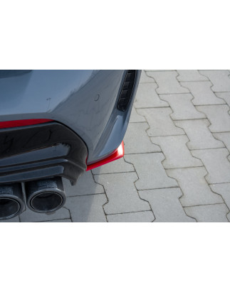 Splitters posteriori laterali V.2 for BMW 1 F40 M-Pack (Cod. M-BM-1-40-MPACK-RSD3RED)