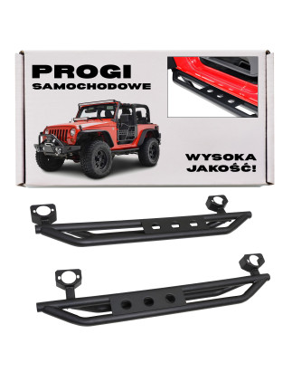 JEEP WRANGLER JK 2 PORTE 2007-2018 ROLL BAR LATERALI RAPTOR 51-0346 (Cod. AP-31801_A4x4)