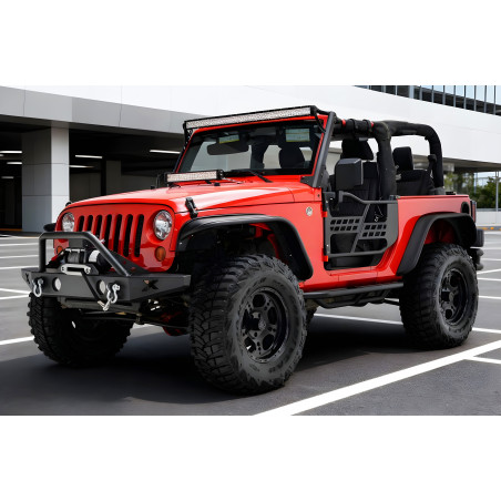 JEEP WRANGLER JK 2 PORTE 2007-2018 ROLL BAR LATERALI RAPTOR 51-0346 (Cod. AP-31801_A4x4)
