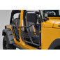 JEEP WRANGLER JK 4 PORTE 2007-2018 PORTE TUBOLARI SAFARI CON SPECCHIETTO (Cod. AP-31802_A4x4)