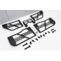 JEEP WRANGLER JK 4 PORTE 2007-2018 PORTE TUBOLARI SAFARI CON SPECCHIETTO (Cod. AP-31802_A4x4)