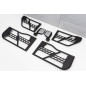 JEEP WRANGLER JK 4 PORTE 2007-2018 PORTE TUBOLARI SAFARI CON SPECCHIETTO (Cod. AP-31802_A4x4)