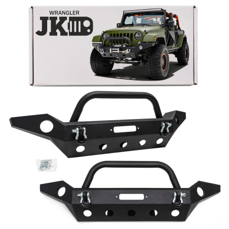 JEEP WRANGLER JK 2007-2018 PARAURTI ANTERIORE R8 ALASKA 510360 (Cod. AP-31803_A4x4)