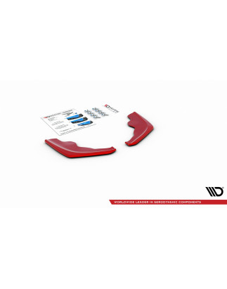 Splitters posteriori laterali V.2 for BMW 1 F40 M-Pack (Cod. M-BM-1-40-MPACK-RSD3RED)