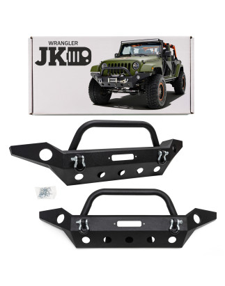 JEEP WRANGLER JK 2007-2018 PARAURTI ANTERIORE R8 ALASKA 510360 (Cod. AP-31803_A4x4)