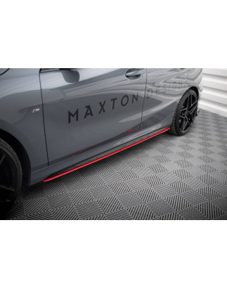 Diffusori minigonne V.2 for BMW 1 M-Pack /  M135i / 128ti (Cod. M-BM-1-40-MPACK-SD2RED)
