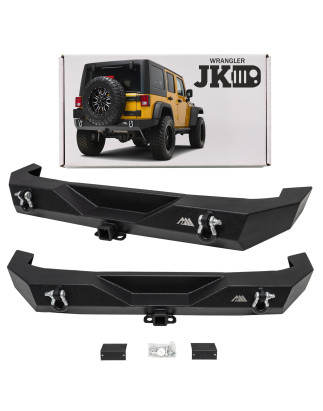 JEEP WRANGLER JK 2007-2018 PARAURTI POSTERIORE R8 ALASKA PARAMOUNT 51-0363 (Cod. AP-31804_A4x4)
