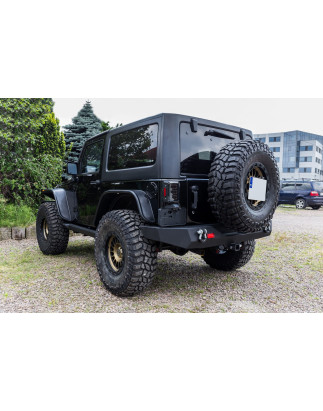JEEP WRANGLER JK 2007-2018 PARAURTI POSTERIORE R8 ALASKA PARAMOUNT 51-0363 (Cod. AP-31804_A4x4)