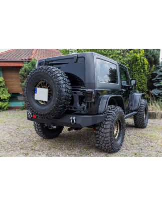 JEEP WRANGLER JK 2007-2018 PARAURTI POSTERIORE R8 ALASKA PARAMOUNT 51-0363 (Cod. AP-31804_A4x4)