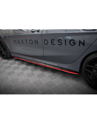 Diffusori minigonne V.2 for BMW 1 M-Pack /  M135i / 128ti (Cod. M-BM-1-40-MPACK-SD2RED)