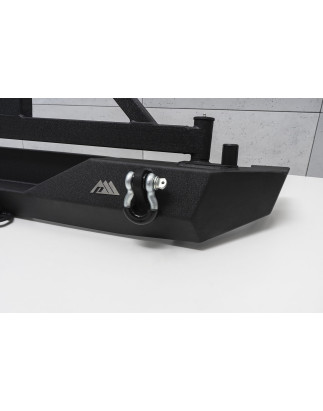 JEEP WRANGLER JK 2007-2018 PARAURTI POSTERIORE LARGO PARAMOUNT PREMIUM CON SUPPORTO RUOTA (Cod. AP-3