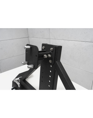 JEEP WRANGLER JK 2007-2018 PARAURTI POSTERIORE LARGO PARAMOUNT PREMIUM CON SUPPORTO RUOTA (Cod. AP-3