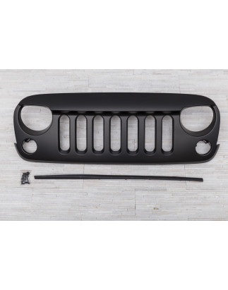 JEEP WRANGLER JK 2007-2018 MASCHERINA ANTERIORE MODELLO MONSTER (Cod. AP-31809_A4x4)