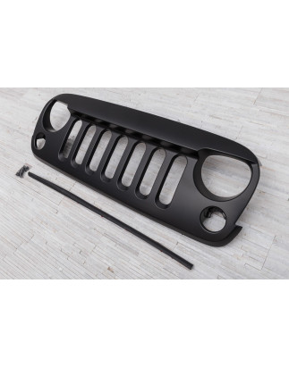 JEEP WRANGLER JK 2007-2018 MASCHERINA ANTERIORE MODELLO MONSTER (Cod. AP-31809_A4x4)