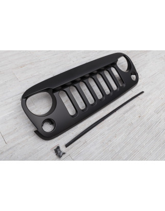 JEEP WRANGLER JK 2007-2018 MASCHERINA ANTERIORE MODELLO MONSTER (Cod. AP-31809_A4x4)