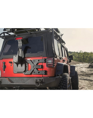 JEEP WRANGLER JK 2007-2018 TERZO STOP PER RUOTA DI SCORTA (Cod. AP-31811_A4x4)