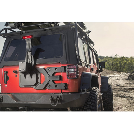 JEEP WRANGLER JK 2007-2018 TERZO STOP PER RUOTA DI SCORTA (Cod. AP-31811_A4x4)