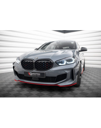 SPLITTER ANTERIORE V.4 for BMW 1 M-Pack/ M135i / 128ti F40  (Cod. M-BM-1-40-MPACK-FD4RED)