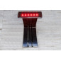 JEEP WRANGLER JK 2007-2018 TERZO STOP PER RUOTA DI SCORTA (Cod. AP-31811_A4x4)