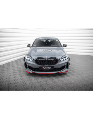 SPLITTER ANTERIORE V.4 for BMW 1 M-Pack/ M135i / 128ti F40  (Cod. M-BM-1-40-MPACK-FD4RED)