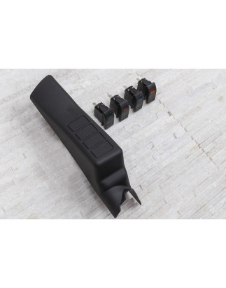 JEEP WRANGLER JK 2007-2018 PANNELLO INTERRUTTORI MONTANTE LATO GUIDA (Cod. AP-22F0-5782D_A4x4)
