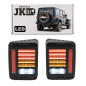 JEEP WRANGLER JK 2007-2018 BLACK LIGHT FANALI POSTERIORI LED (Cod. AP-31817_A4x4) JEEP WRANGLER JK 2007-2018 BLACK LIGHT FANALI POSTERIORI LED (Cod. AP-31817_A4x4)