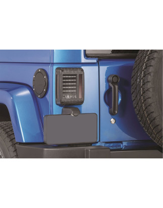 JEEP WRANGLER JK 2007-2018 BLACK LIGHT FANALI POSTERIORI LED (Cod. AP-31817_A4x4)
