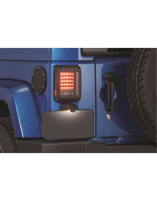 JEEP WRANGLER JK 2007-2018 BLACK LIGHT FANALI POSTERIORI LED (Cod. AP-31817_A4x4)