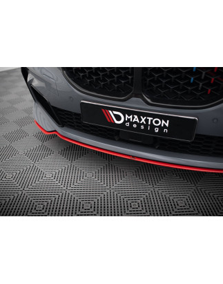 SPLITTER ANTERIORE V.4 for BMW 1 M-Pack/ M135i / 128ti F40  (Cod. M-BM-1-40-MPACK-FD4RED)