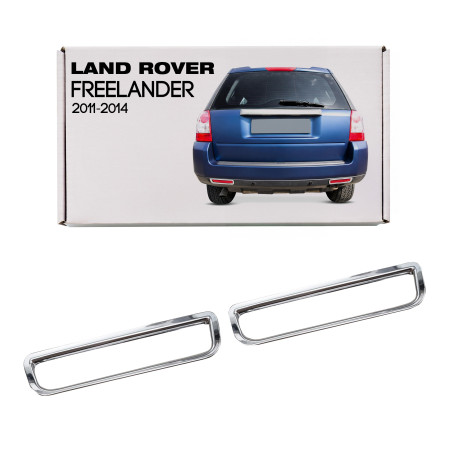 LAND ROVER FREELANDER II 2011-2014 CROMATI CORNICI FENDINEBBIA POSTERIORI (Cod. AP-31850_A4x4)