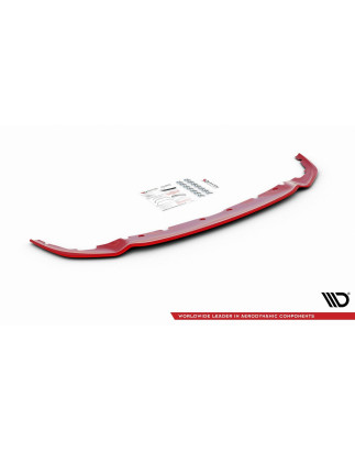 SPLITTER ANTERIORE V.4 for BMW 1 M-Pack/ M135i / 128ti F40  (Cod. M-BM-1-40-MPACK-FD4RED)