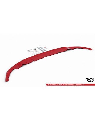 SPLITTER ANTERIORE V.4 for BMW 1 M-Pack/ M135i / 128ti F40  (Cod. M-BM-1-40-MPACK-FD4RED)