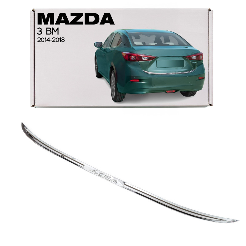 MAZDA 3 III BM 2014-2018 berlina INFERIORE MODANATURA PORTELLONE BAGAGLIAIO (Cod. AP-31859_A4x4)