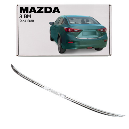 MAZDA 3 III BM 2014-2018 berlina INFERIORE MODANATURA PORTELLONE BAGAGLIAIO (Cod. AP-31859_A4x4)