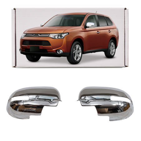 MITSUBISHI OUTLANDER III 2012-2021 CALOTTE SPECCHI CROMATE (Cod. AP-31864_A4x4)